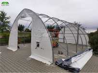 Cort industrial semirotund  6,1 x 9,15 x 3,66 m