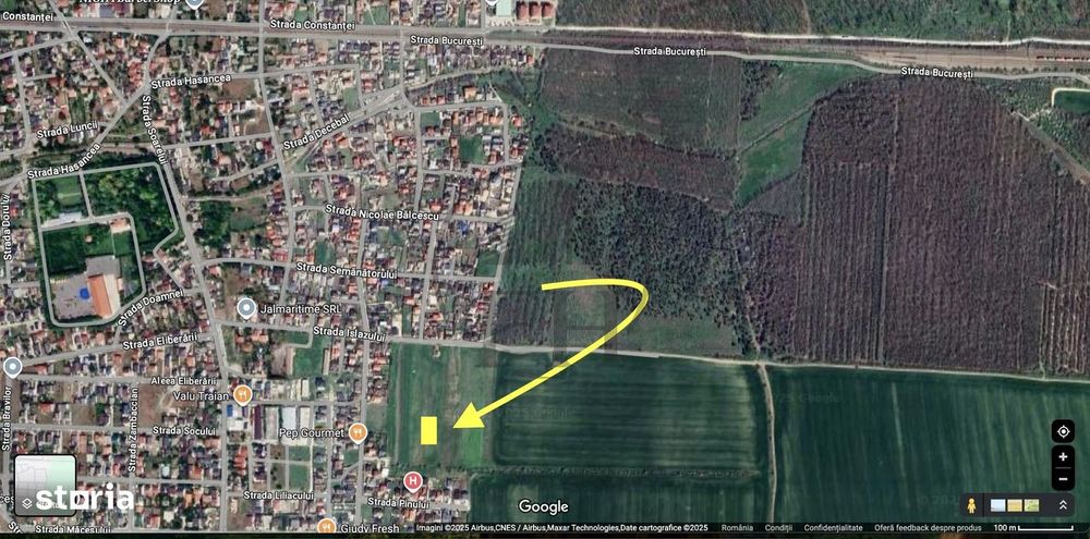 Teren intravilan de vanzare Valu lui Traian, Constanta