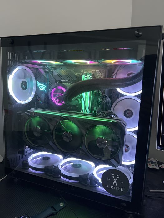 Компютър RTX 3060 TI i7 10700KF 32GB ram водно охлаждане