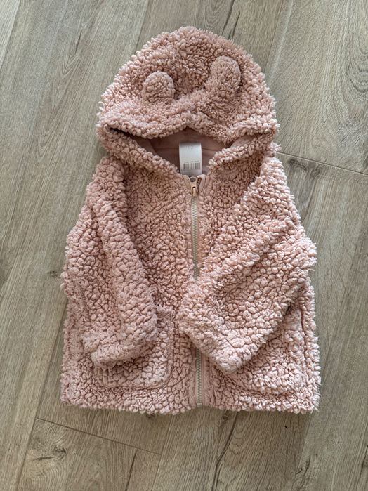 Плюшевая кофта для маленькой модницы. Размер 92.