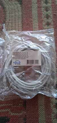UTP кабел 5 метра нов