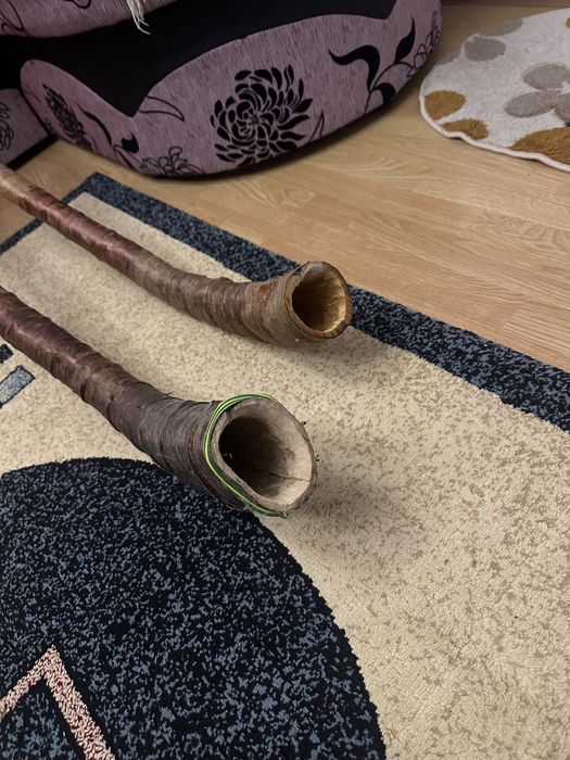 Vand bucium traditional din cires si platin invelit in coaja