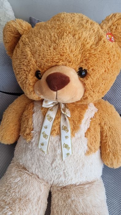 Голяма плюшена играчка мечка 110см, плюшено мече, мечок