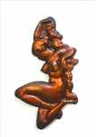 Obiect decorativ Vechi din aluminiu cu grosimea 5 mm vopsit cu bronz A