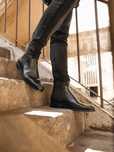 Ghete chelsea 44 plain toe premium Exceed piele naturala moale