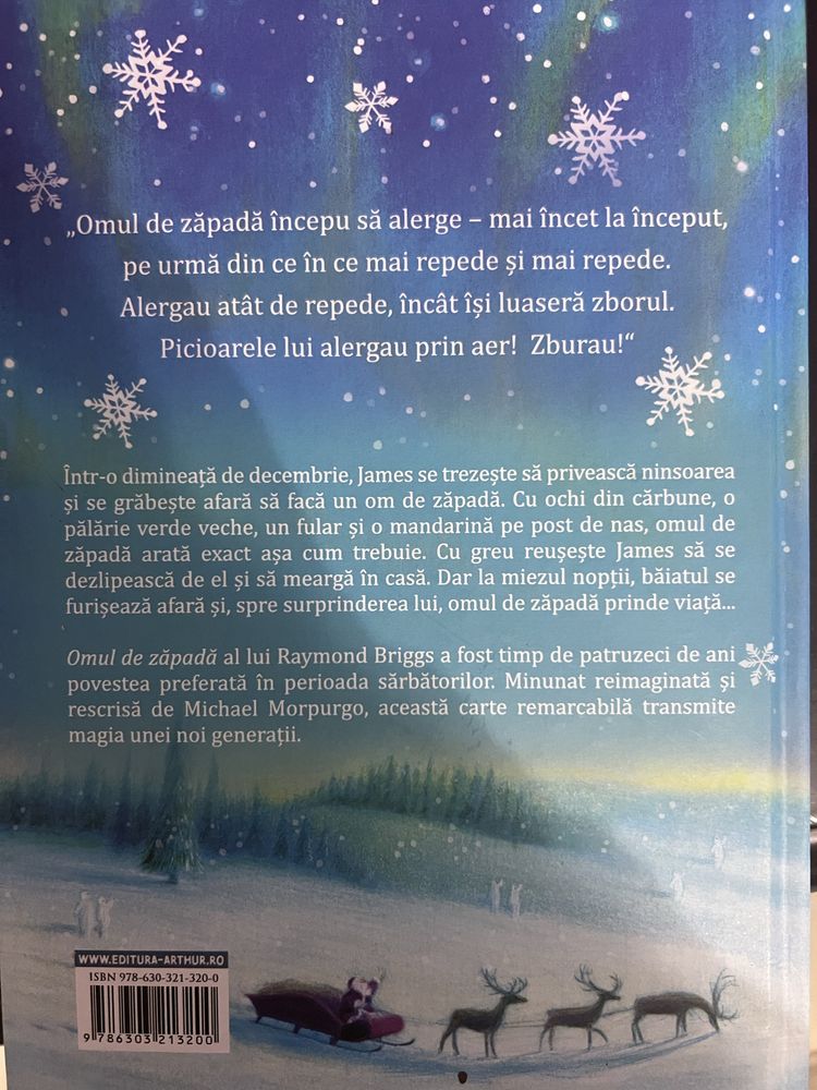 Omul de zăpadă: O poveste inspirată de cartea lui Raymond Briggs