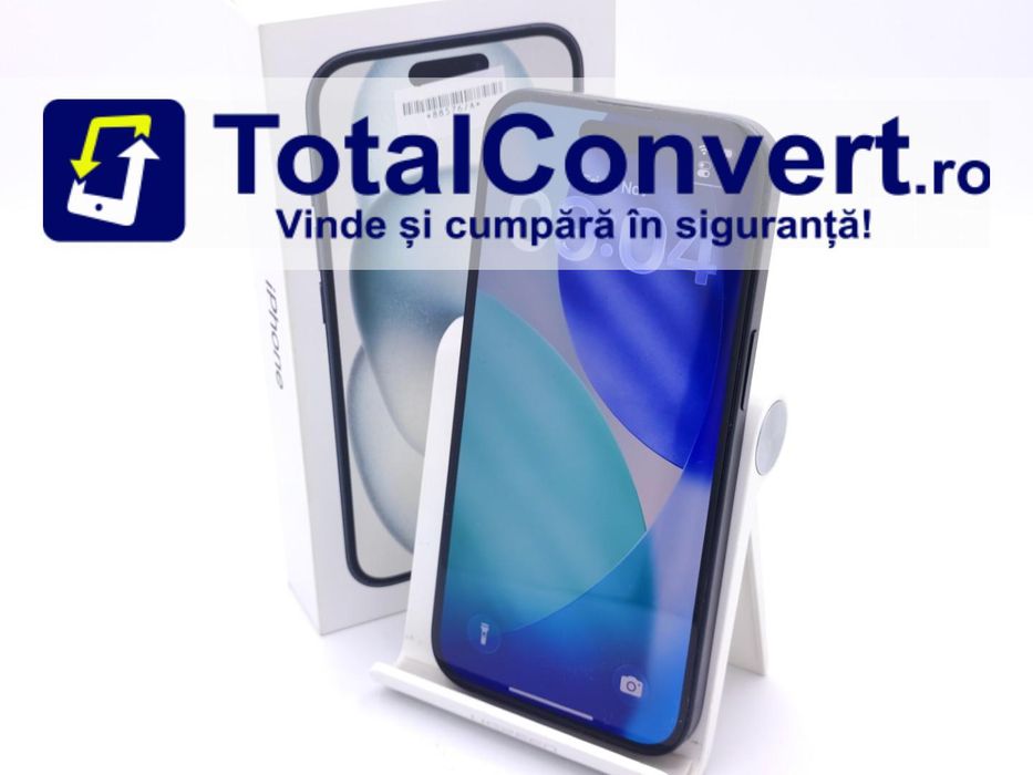 Apple iPhone 15 128GB Black 6GB Single SIM, Garantie 24 luni | #D88576