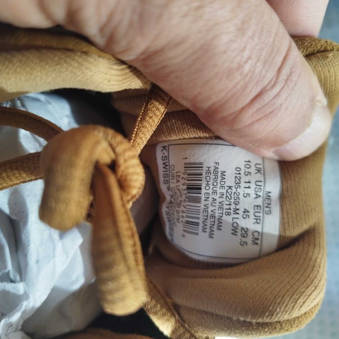 маратонки K-Swiss 45-29,5 см