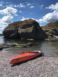 Jimmy Lewis U-boat, 12’6”x25, 223L, карбон, сърф, sup race