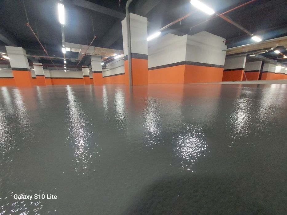 Антискользчшие текстурированные эпоксидные полы ( апельсиновая корка)