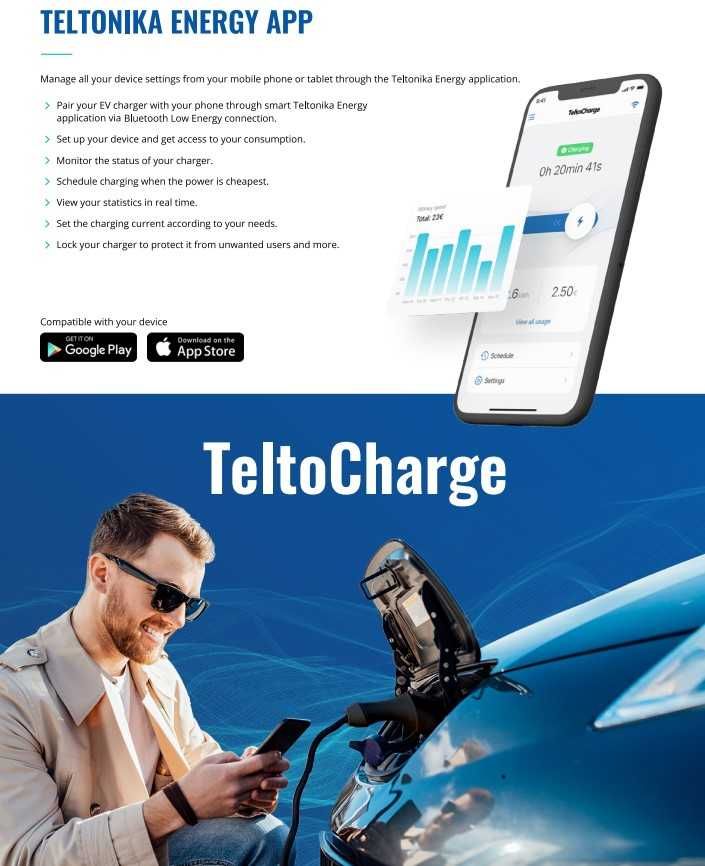 Зарядная станция для электромобилей TeltoCharge