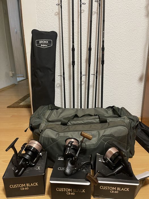 Daiwa ninja, okuma cb6000, set complet pescuit