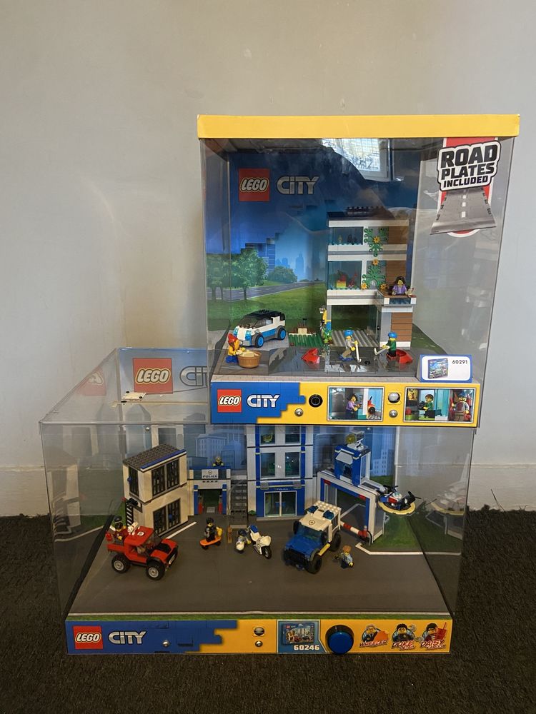 Lego City Store Display Cases