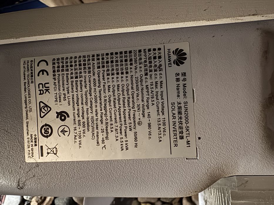 Vand invertor Huawei 5kw trifazat