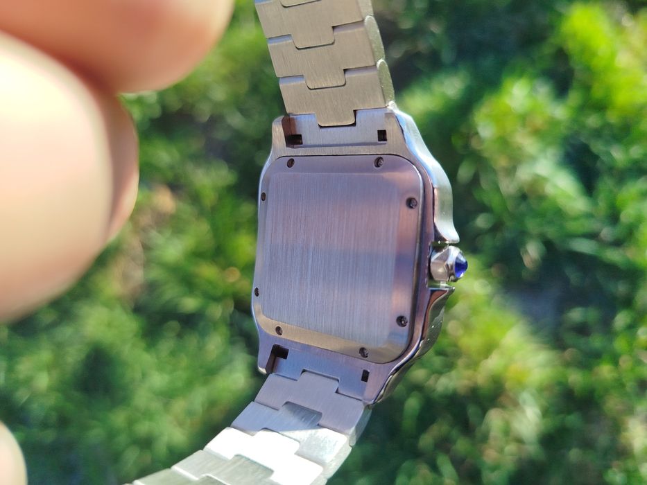 Seiko mod Santos XL Сейко