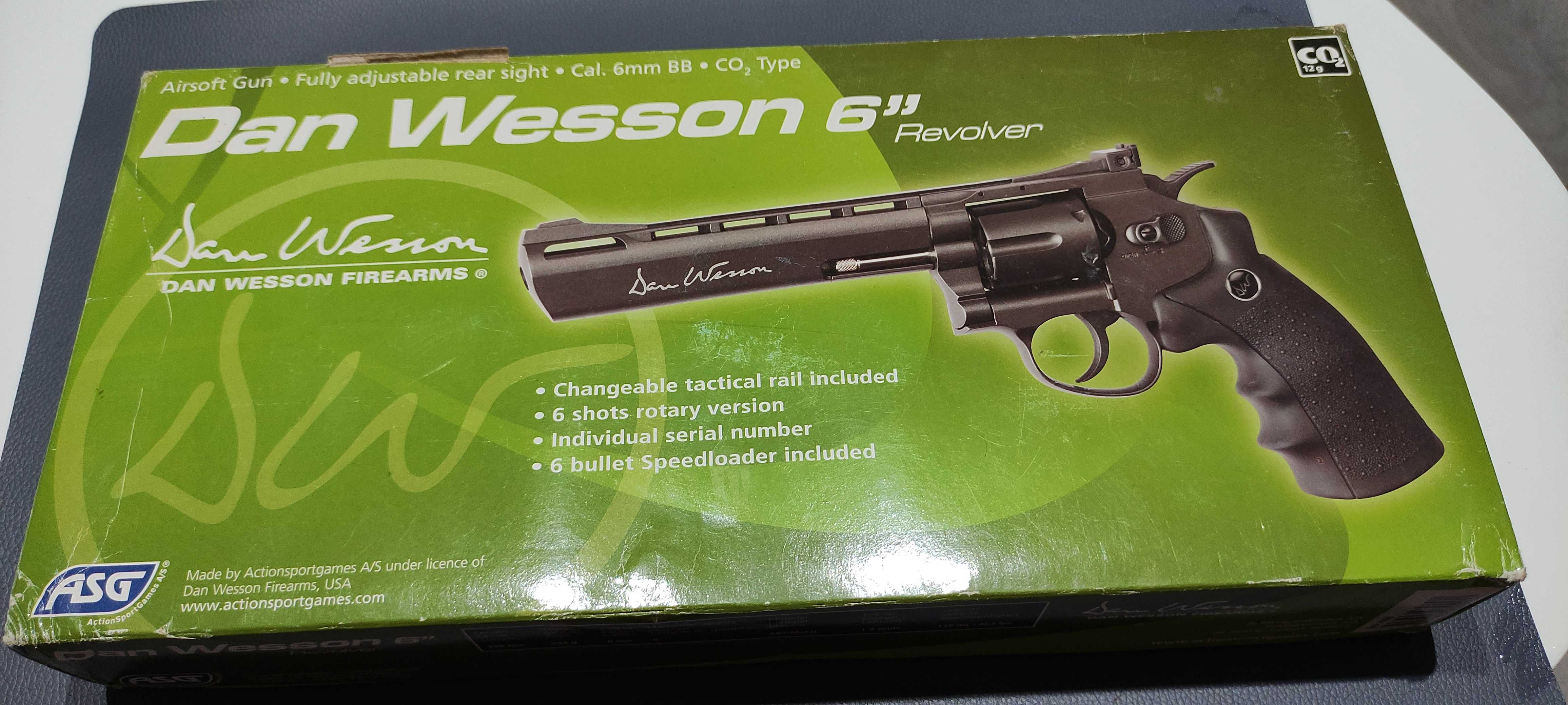 DAN WESSON 6" - pistol airsoft metalic