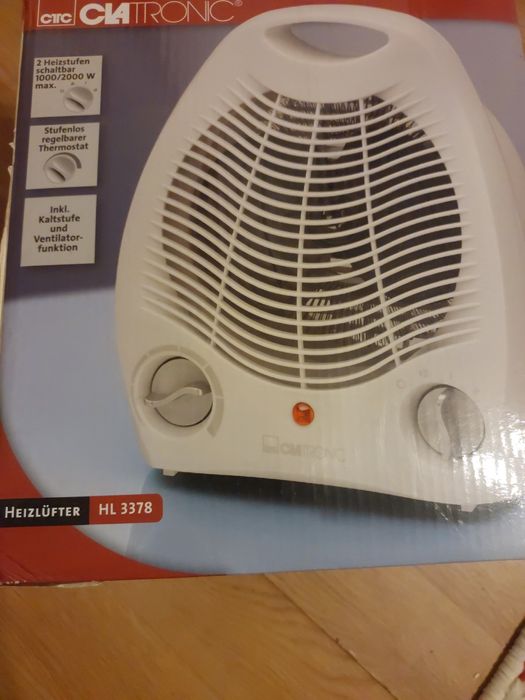 Aeroterma noua Clatronic 1000/2000w