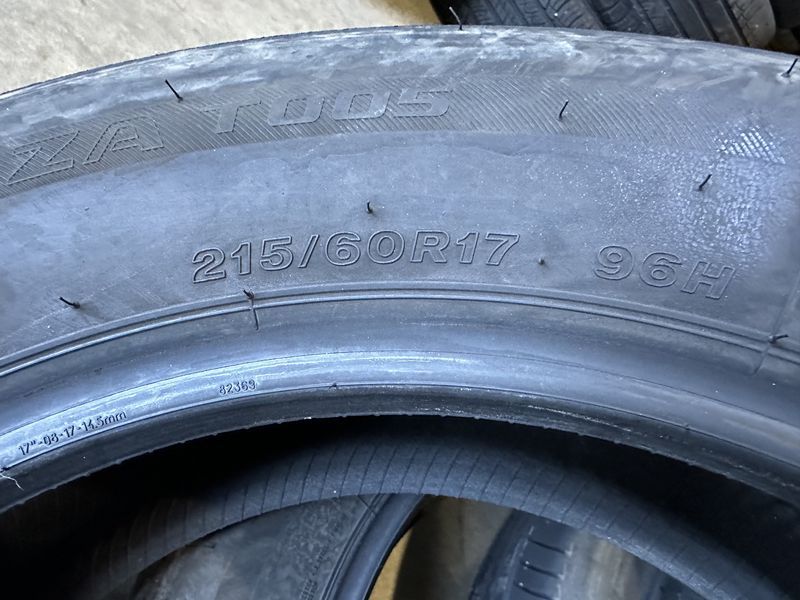 215/60/17 BRIDGESTONE 4броя