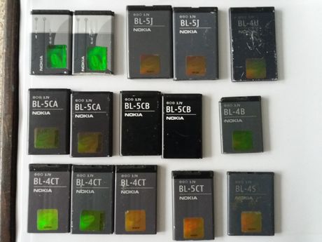 Baterii acumulatori Nokia BL5-C/CA/CB/CT/J. BL4-B/H/S/CT originale.SH.