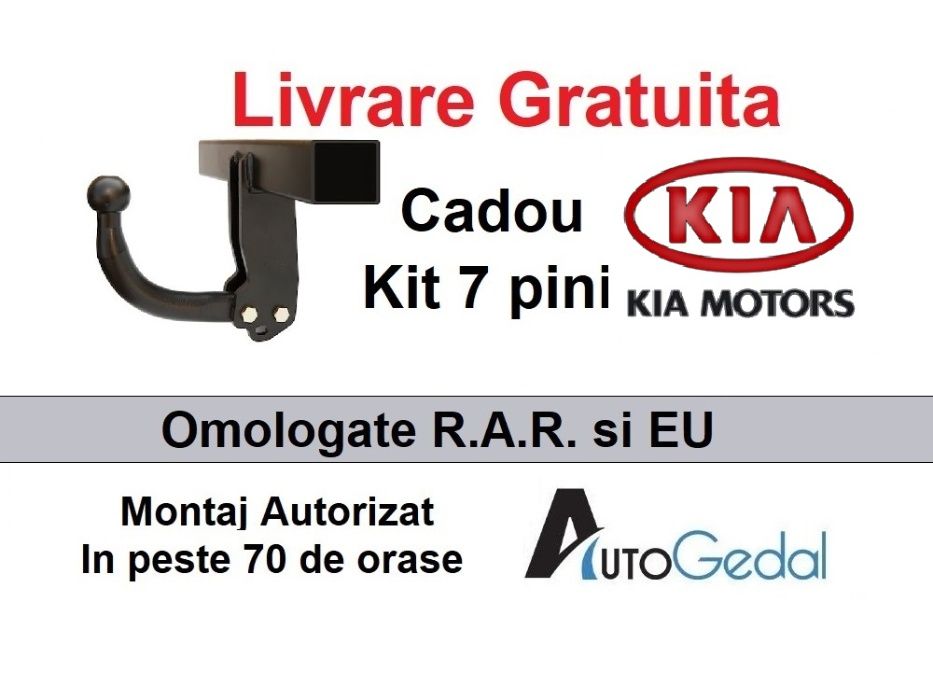 Carlig Remorcare KIA Sorento 2015-2021 - Omologat RAR si EU