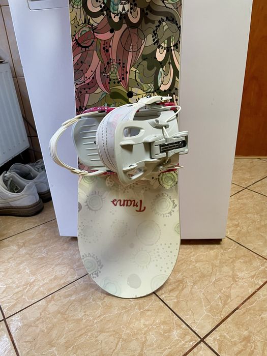 Placa snowboard copii 125 cm cu legaturi