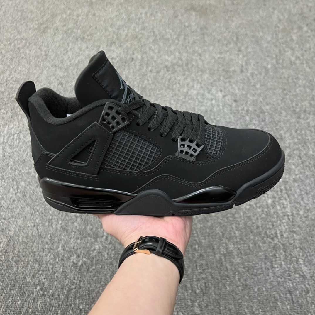 Adidasi Jordan 4 Retro Black Cat | Noi cu cutie