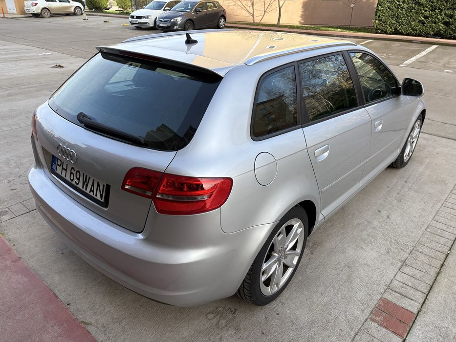 Audi A3 facelift 2010, 2000 cm/140cp, diesel cu carte service la zi