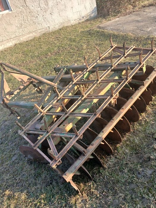 Disc purtat +grapă pt tractor 445