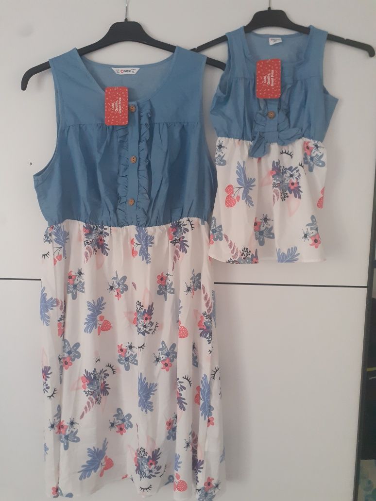 Set rochii vară mama și fiica