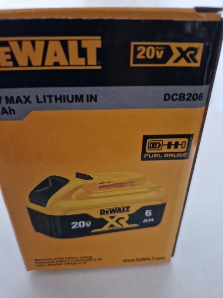 Baterie dewalt 6ah 20v