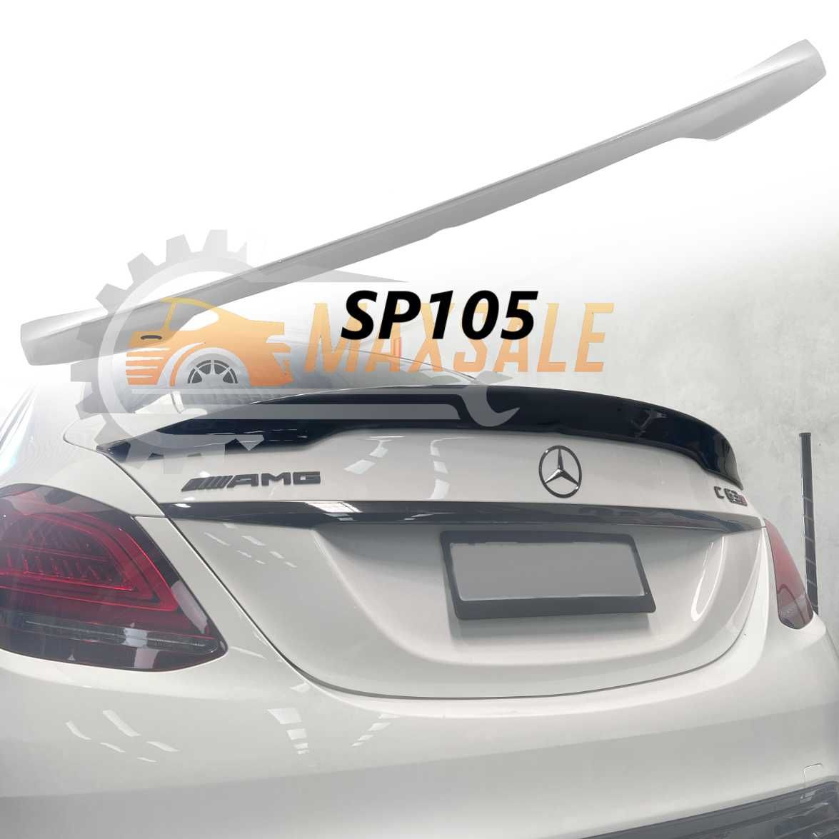 Спойлер Mercedes C class W205  Carsson style седан AMG стил спорт