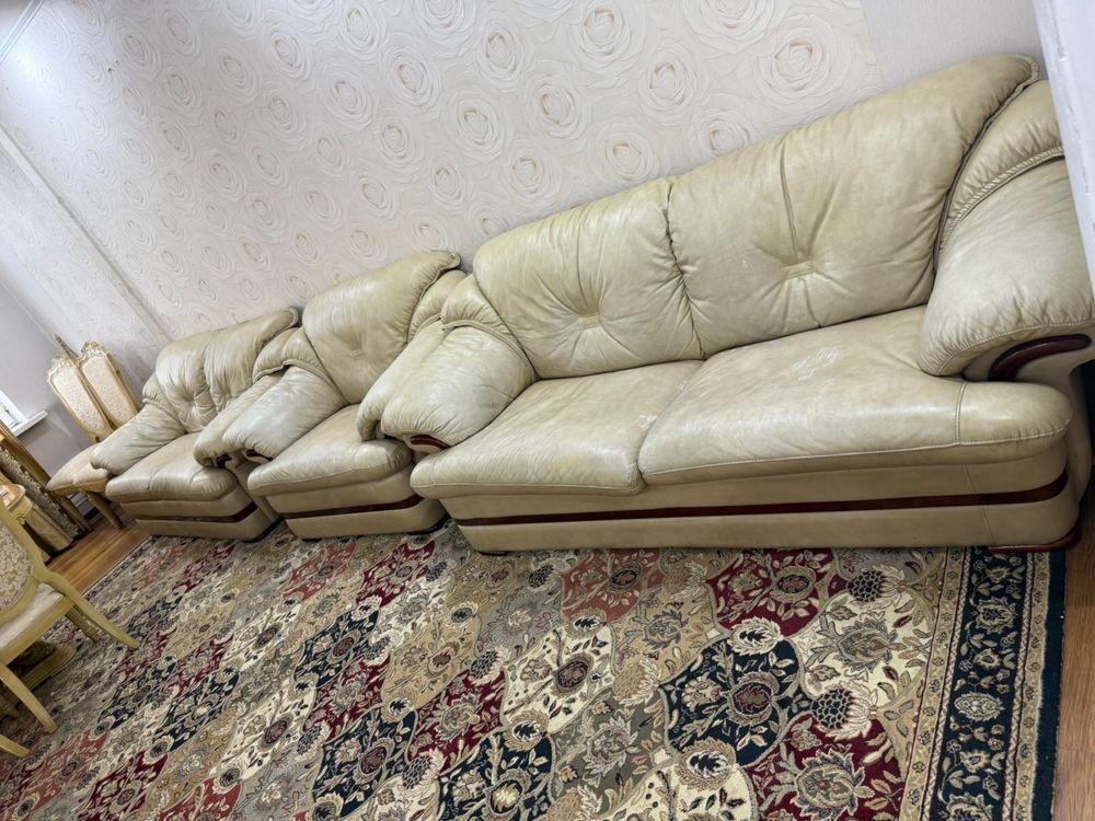Мродам кожанный диван