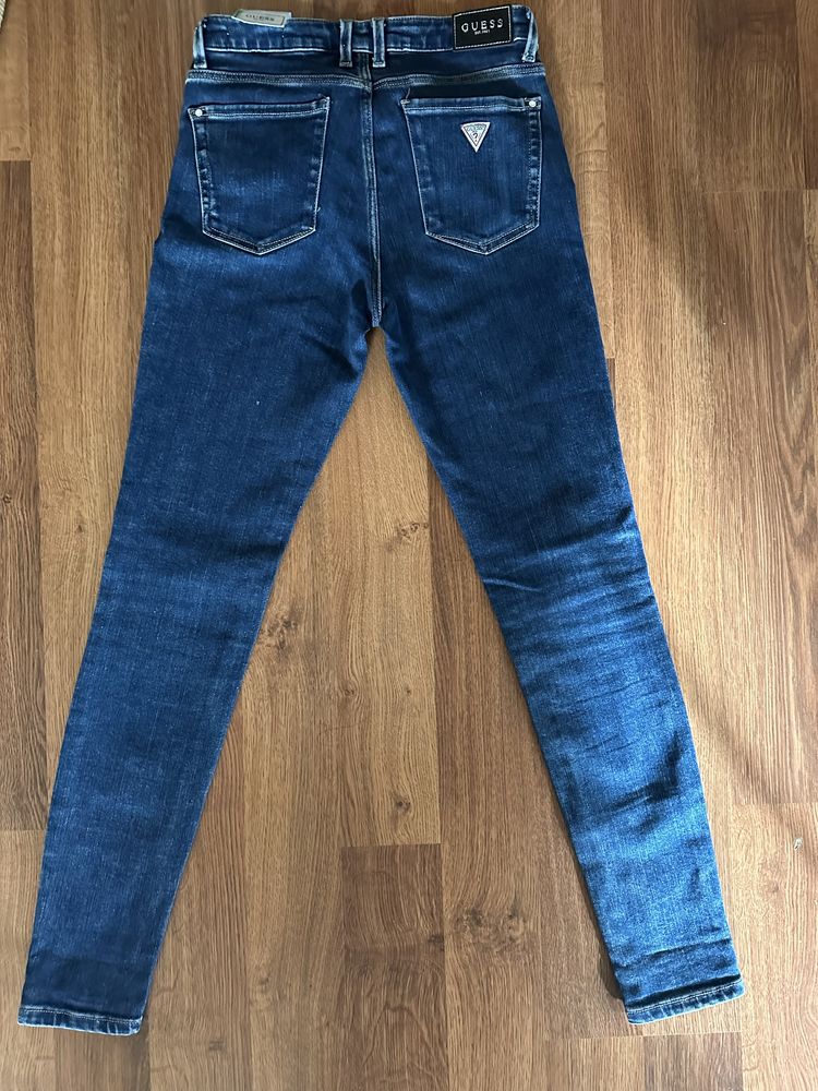 Blugi Guess dama skinny albastri