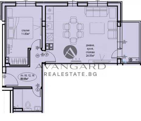 Продава се Двустаен апартамент в Пловдив, Христо Смирненски - 70 кв.м за 1486 €/кв.м - Снимка #9