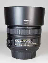 Обектив Nikon AF-S Nikkor 50mm f/1.8G