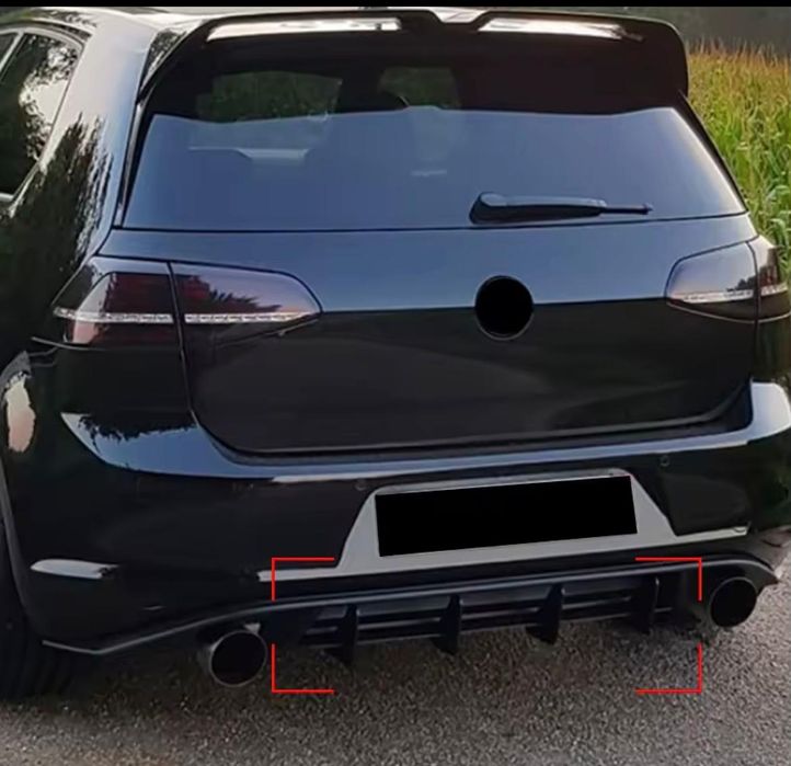 Difuzor Bară Spate Volkswagen Golf 7 GTI 2013-2016