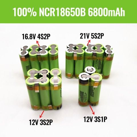 Батарей Li-ion 18650 сборка 7.4 вольт и выше
