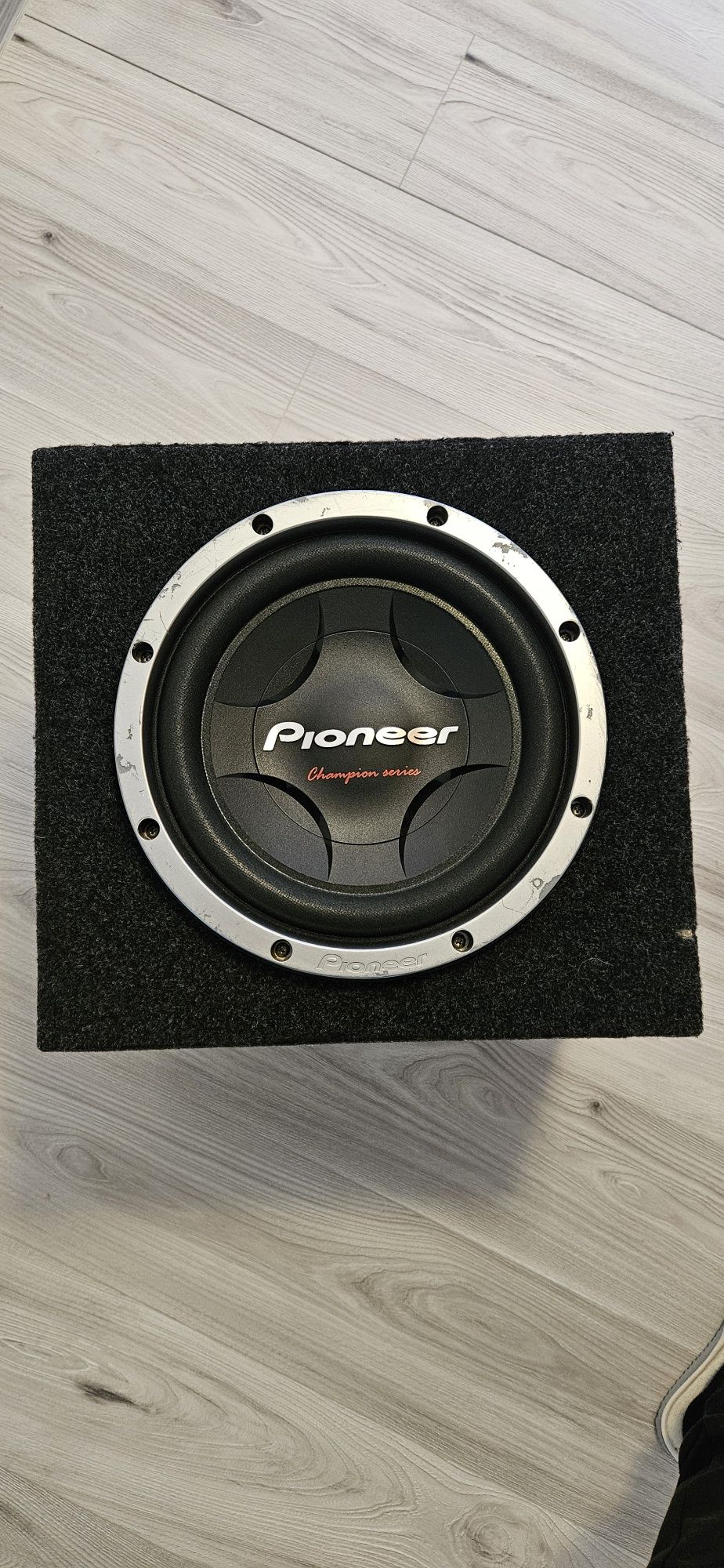 Subwoofer pioneer TS-W307D4+statie+cabaj