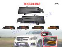Динамични Мигачи Бягащи Огледала Mercedes G R GLS GL ML Мерцедес X164