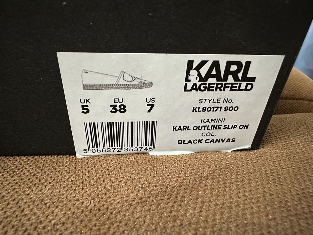 Чисто нови еспадрили Karl Lagerfeld