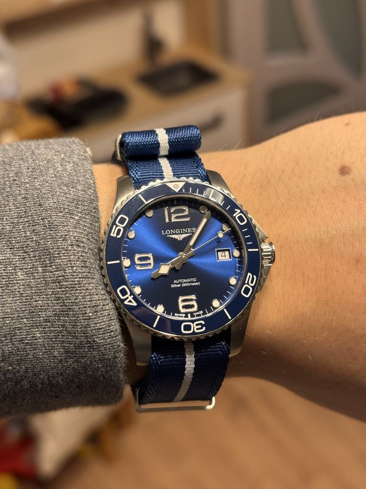 Longines Hydroconquest 39мм на година и половина в гаранция