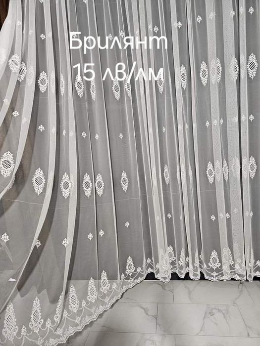 Тънки пердета различни модели