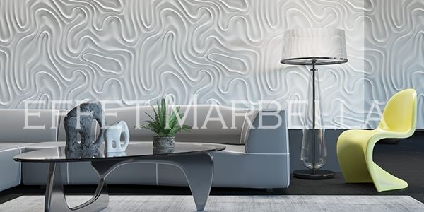 Декоративни 3D панели - 3д гипсови панели, облицовки за стени 0125