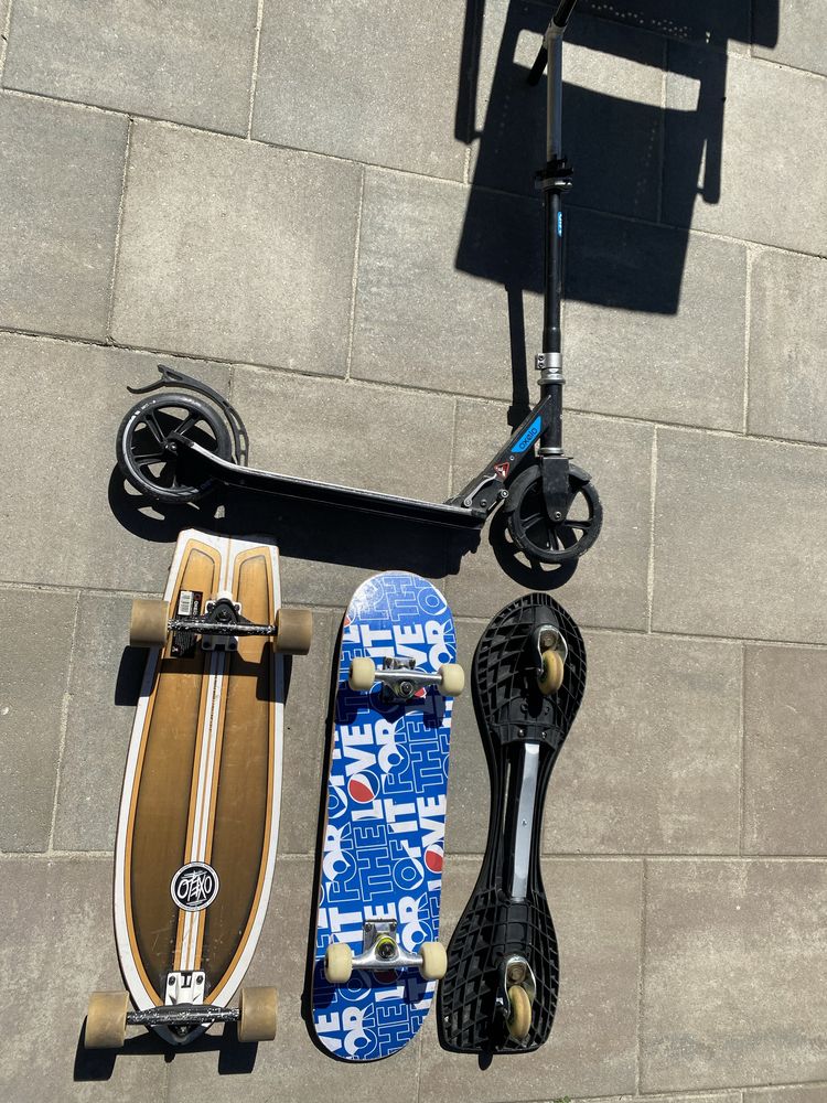 Vand skatebord, trotineta, longbord