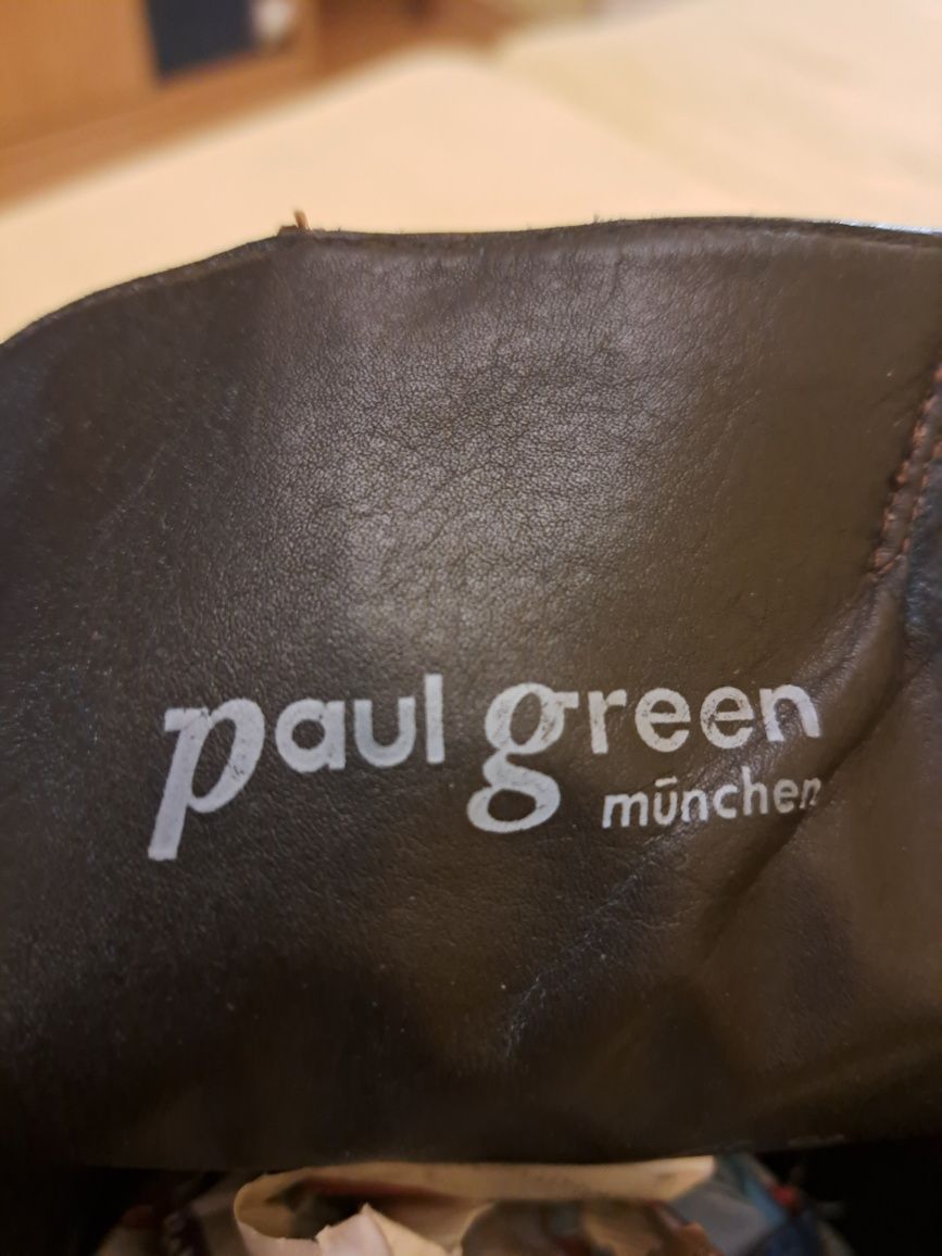 Дамски кожени ботуши Paul Green