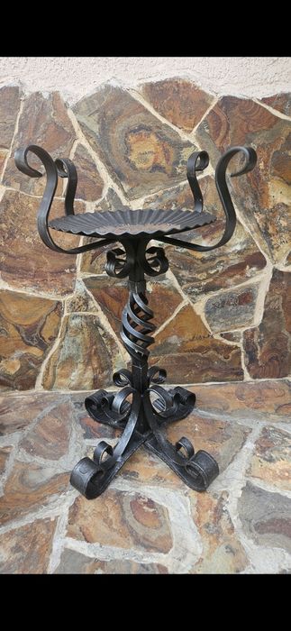 Suport lumanare fier forjat vintage