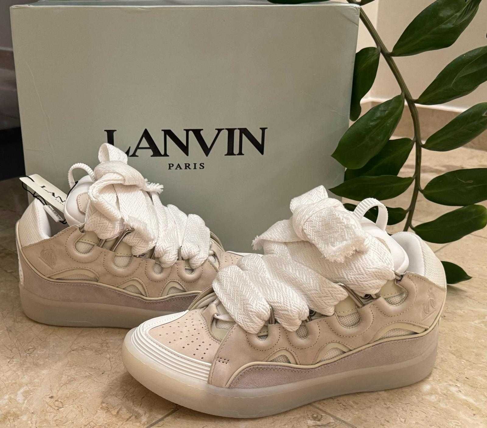 Lanvin curb Gray White marimi 36-45 in stoc acum