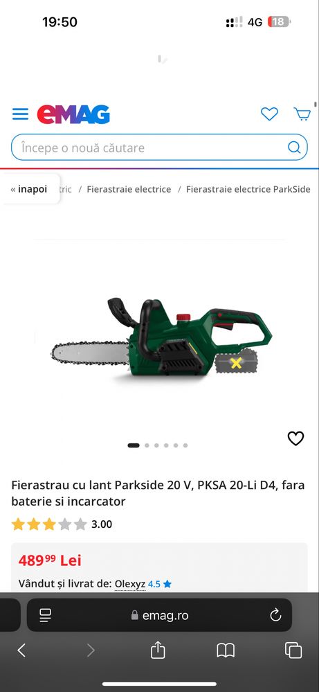 Drujba parkside pksa 20 pe acumulatori