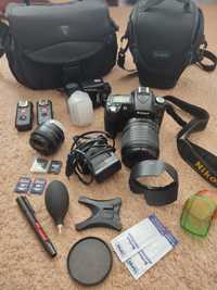 Nikon D90 фотоаппарат зеркальный, полный комплект