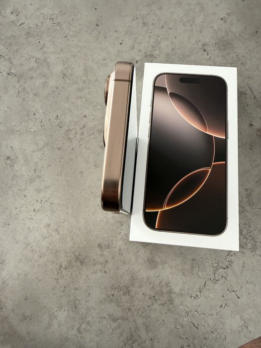 Iphone 16 pro 128, desert titanium, 96% baterie